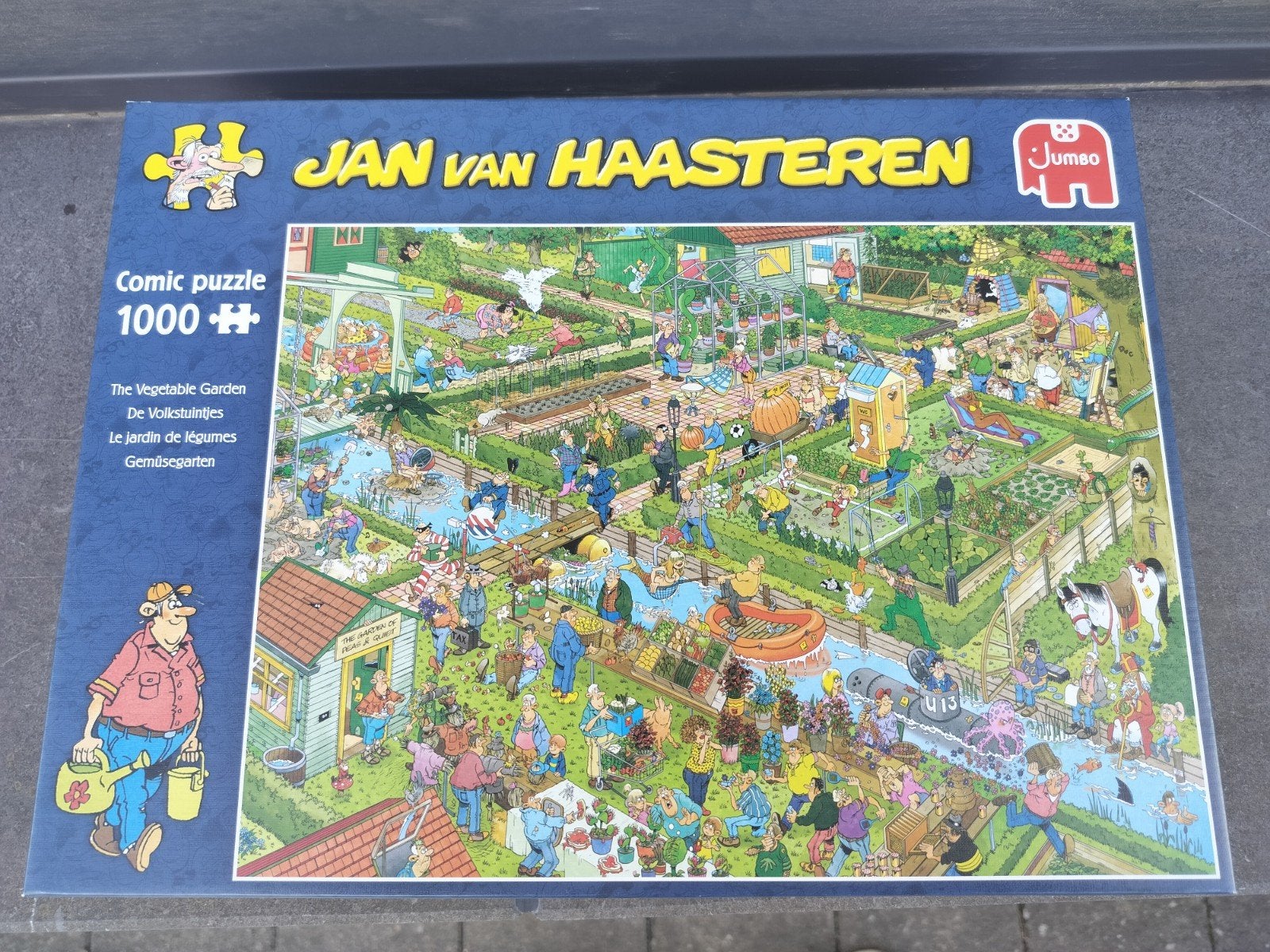 Jan van Haasteren puzzel - de volkstuintjes - 1000 stukjes, Enlèvement