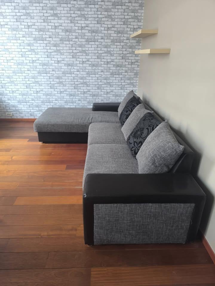 Canapé (4 PL) avec méridienne, 150 cm ou plus, Quatre personnes ou plus, Banc droit, Enlèvement