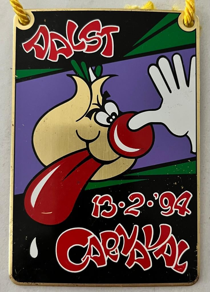 Aalst Oilsjt Carnaval medaille 1994, Ophalen