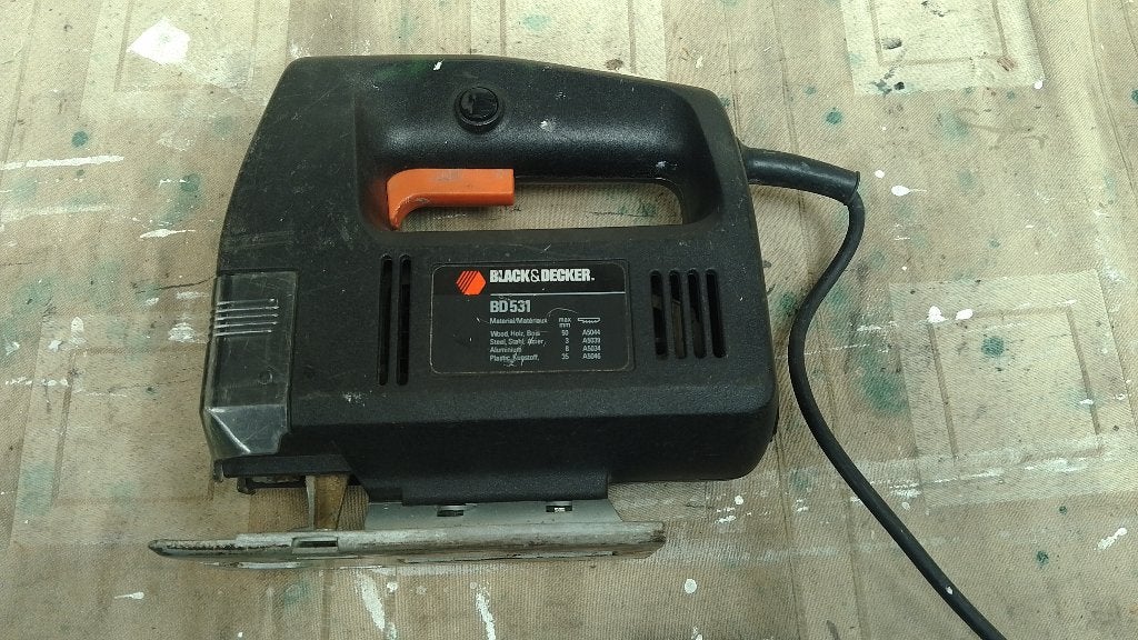 black en decker wipzaag, Doe-het-zelf en Bouw, Gereedschap | Zaagmachines, Ophalen, Gebruikt, Decoupeerzaag, Black & Decker