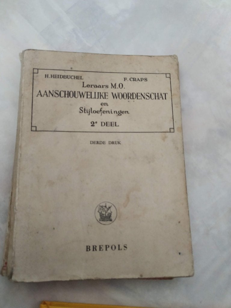 aanschouwelijk woordenschat "antieken boek" vintage, Ophalen of Verzenden