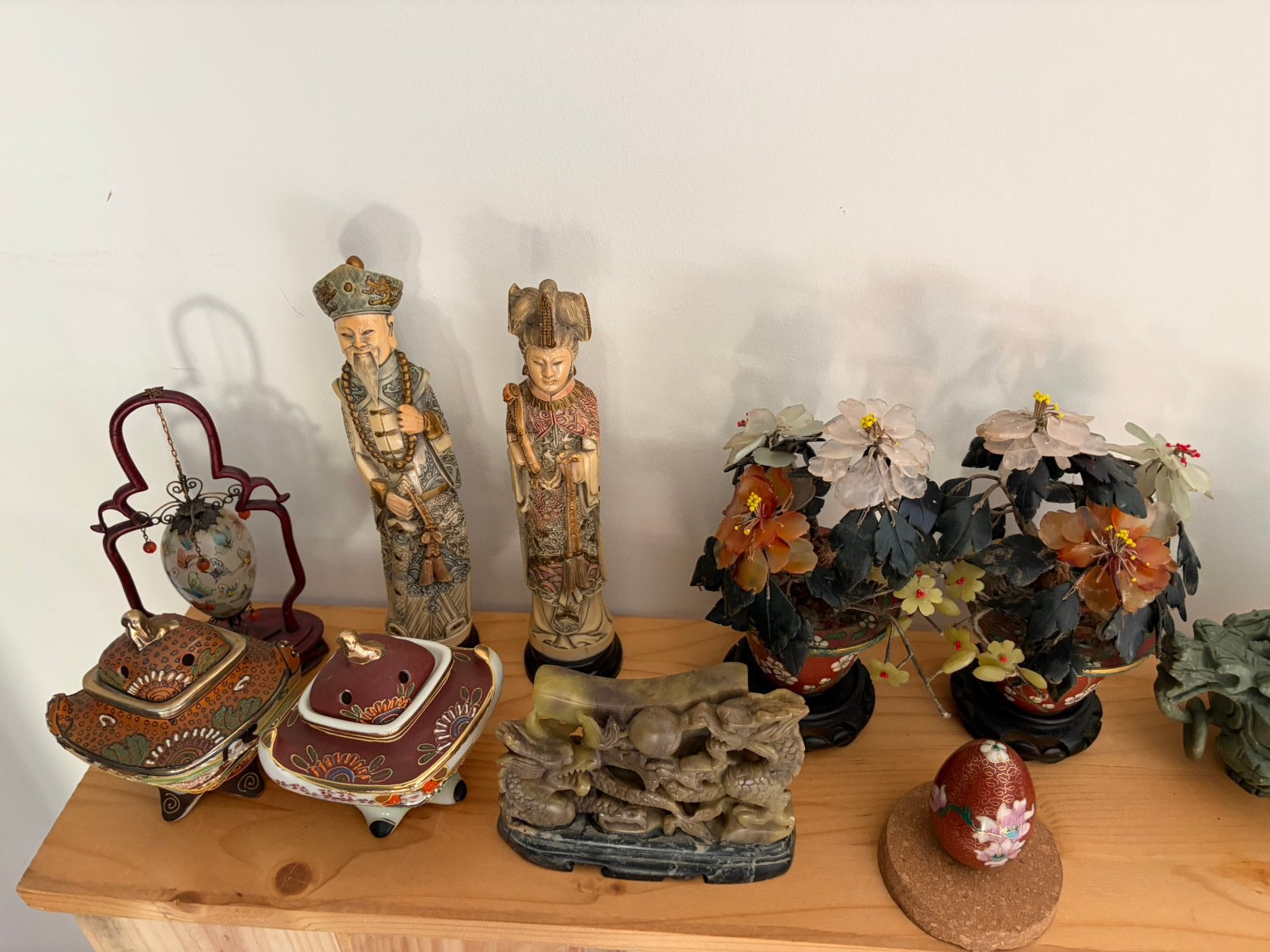 Lot de figurines/bocaux chinois, Enlèvement, Comme neuf