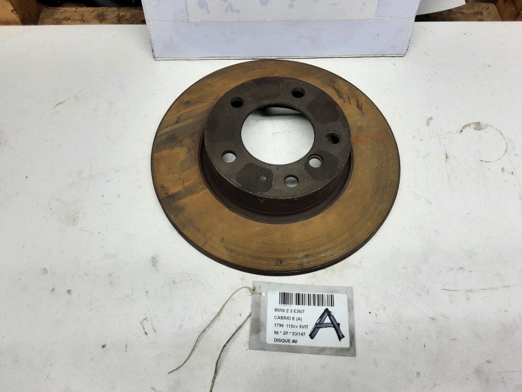 FREIN DISQUE AVANT BMW Z3 Roadster (E36 / 7), Mevr. I. Hauben, Utilisé, BMW, Rue de l'Espoir 34 34
4030  GRIVEGNÉE, BE