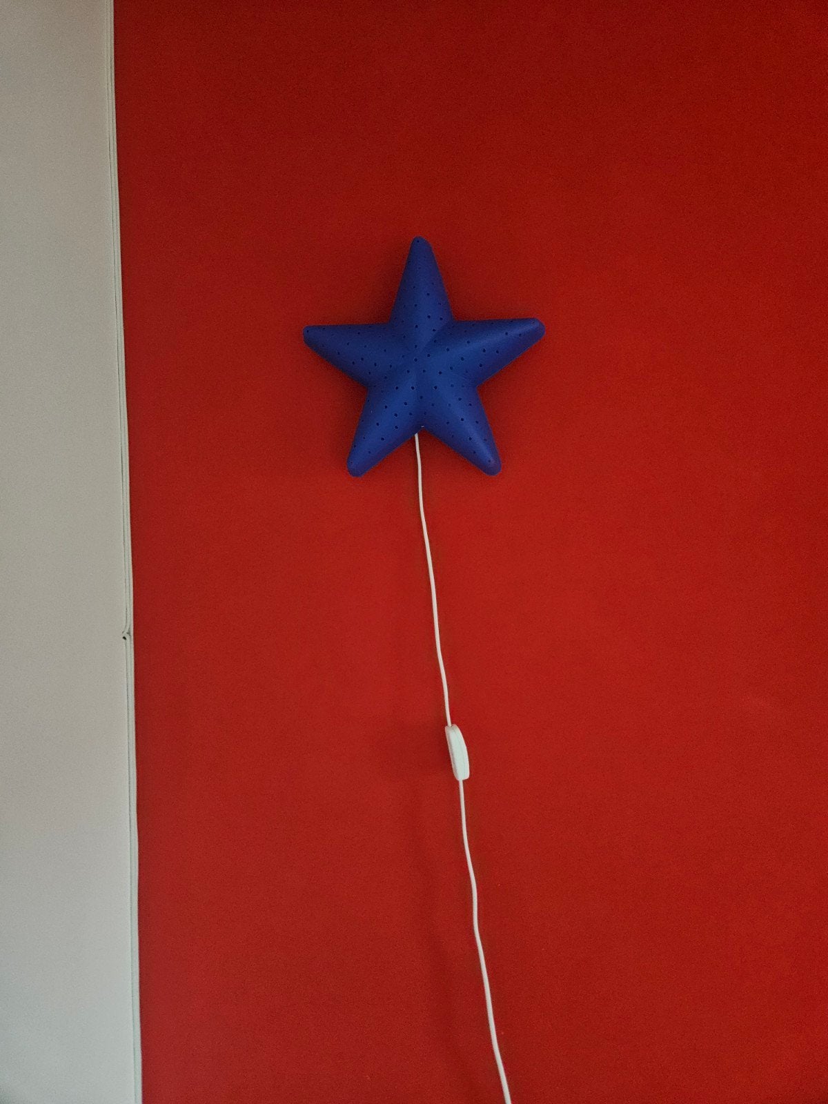 nachtlamp kinderkamer, Ophalen, Zo goed als nieuw, Blauw, IKEA