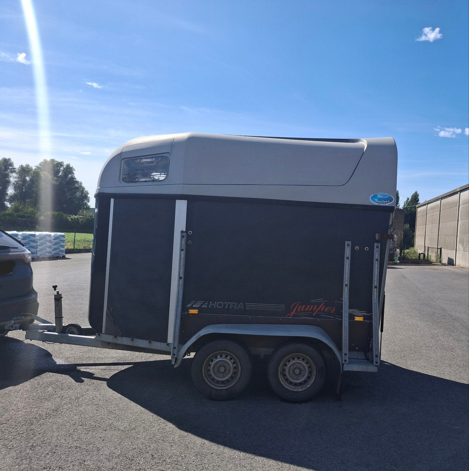 Remorque pour chevaux 2 chevaux - entièrement prête à l'empl, Enlèvement, Remorque 2 chevaux