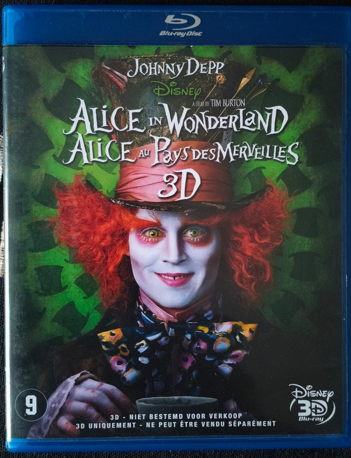 Alice in Wonderland (blu Ray 3D), Cd's en Dvd's, Ophalen, Avontuur, Nederlands, Film