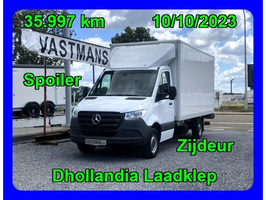 Mercedes-Benz Sprinter 315 38.750€ +BTW / Laadklep + Zijdeu, Auto's, 4 deurs, Monovolume, Zwart, Bedrijf