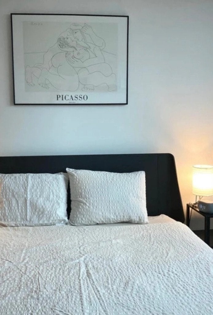 Dekbedovertrek IKEA, Huis en Inrichting, Gebruikt, Wit, Dekbedovertrek, Tweepersoons