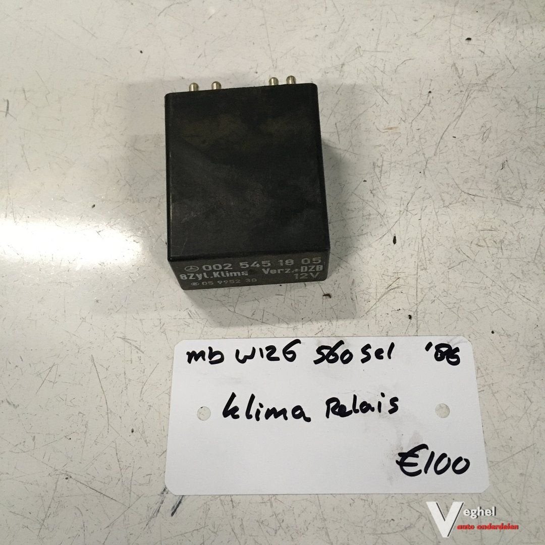 Mercedes W126 1986 560 SEL Clima Module 002 545 1805, -, Utilisé, -, -