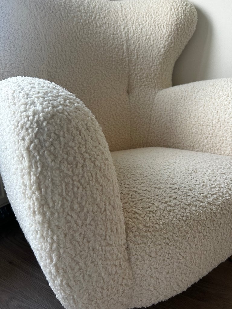 Leuke beige stoel, Ophalen, Zo goed als nieuw, Overige kleuren, Stof
