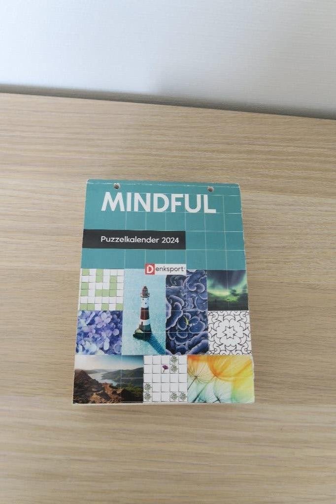 Mindfull - puzzelkalender 2024, Ophalen of Verzenden, Gebruikt