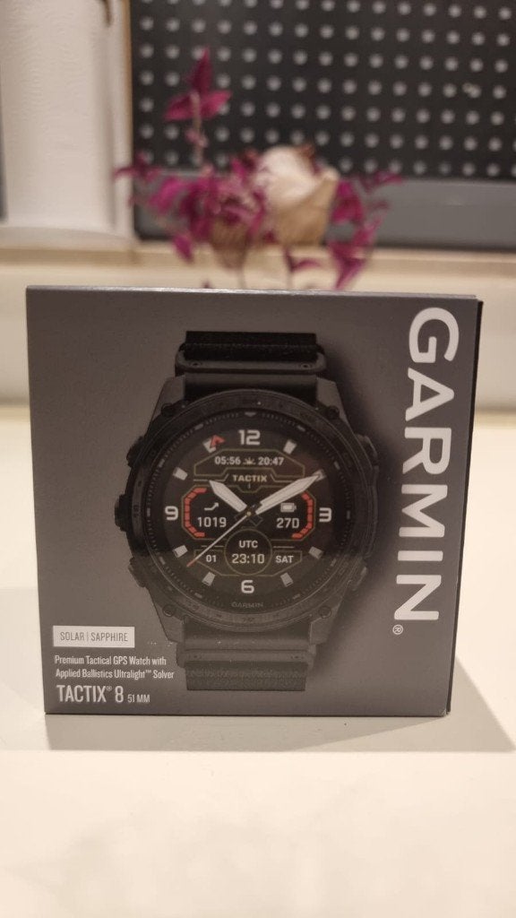 Garmin Tactix 8 Solar Sapphire 51mm Black, Zwart, Garmin, Nieuw, Ophalen of Verzenden