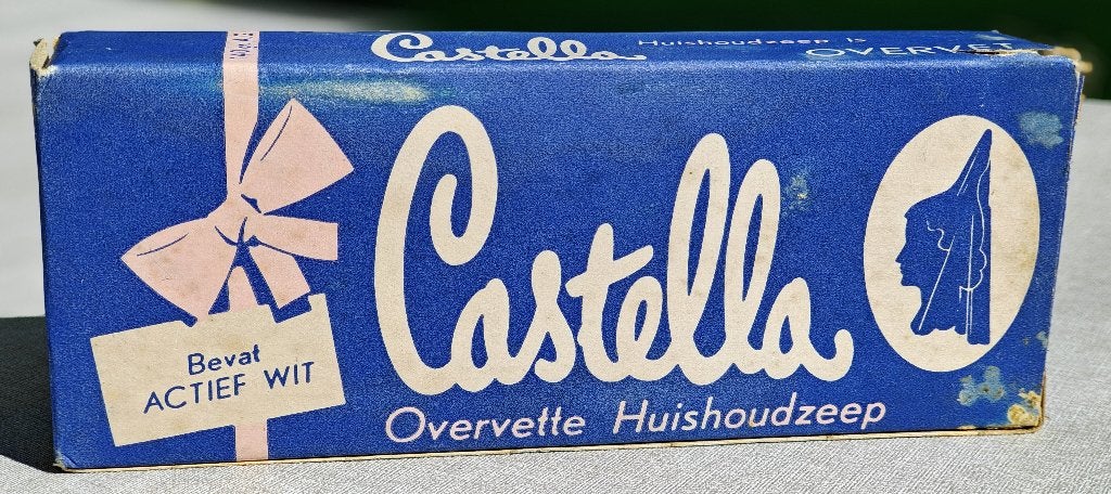 Vintage verpakking huishoudzeep Castella, Verzamelen, Ophalen, Verpakking