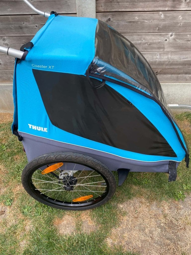 Fietskar Thule Coaster xt, Fietsen en Brommers, Ophalen, Gebruikt, Opvouwbaar, Tule
