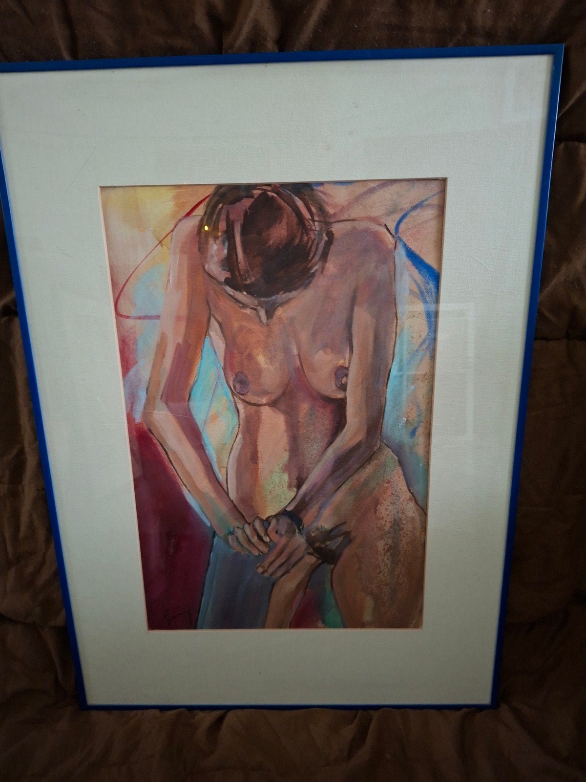 Erotiesch kunstwerk groot  formaat, Antiek en Kunst, Ophalen