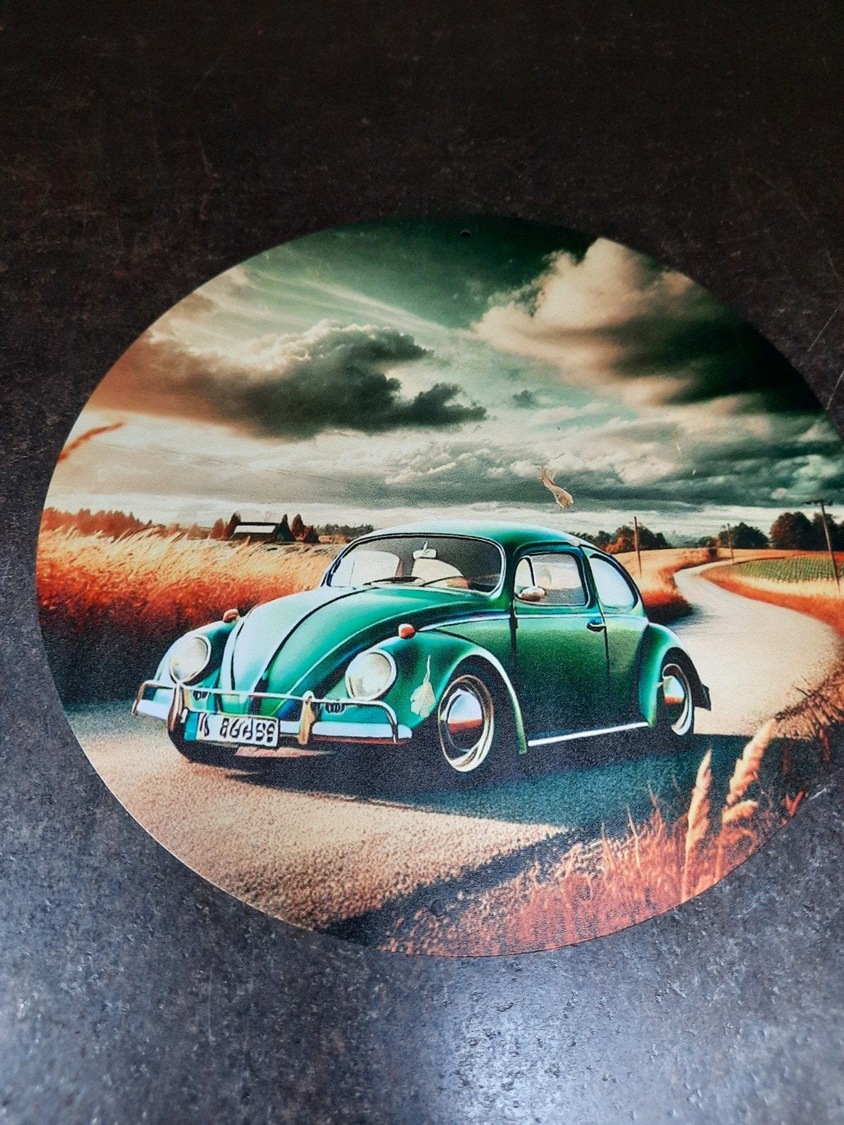 vw kever reclamebord, Verzamelen, Ophalen of Verzenden, Reclamebord