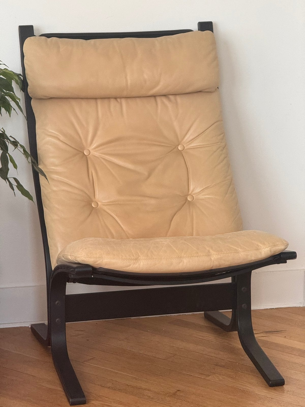 Fauteuil lounge Siesta — Ingmar Relling Westnofa, Norvège, Enlèvement, Comme neuf, Bois
