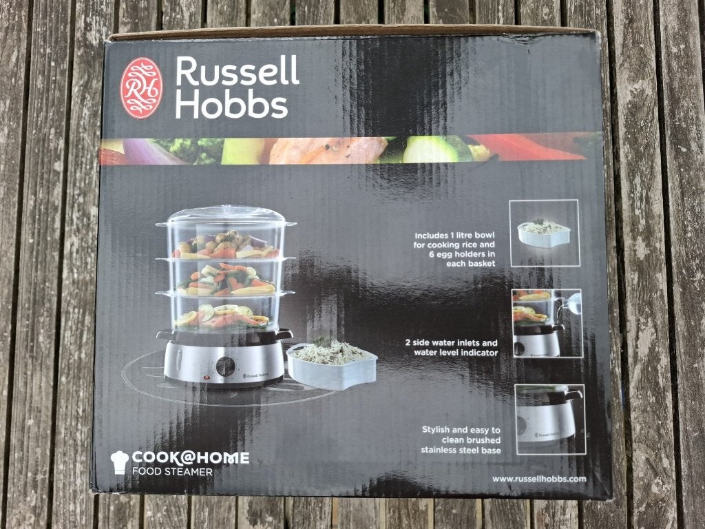 Cuit vapeur 9L avec 3 paniers et + Russel Hobbs, Electroménager, Enlèvement ou Envoi, Minuteur, Comme neuf