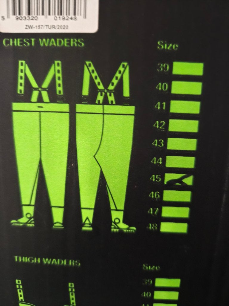 Waders Pantalon de pluie à bretelles pour pêche ou chasse, Enlèvement ou Envoi, Neuf, Ensemble complet