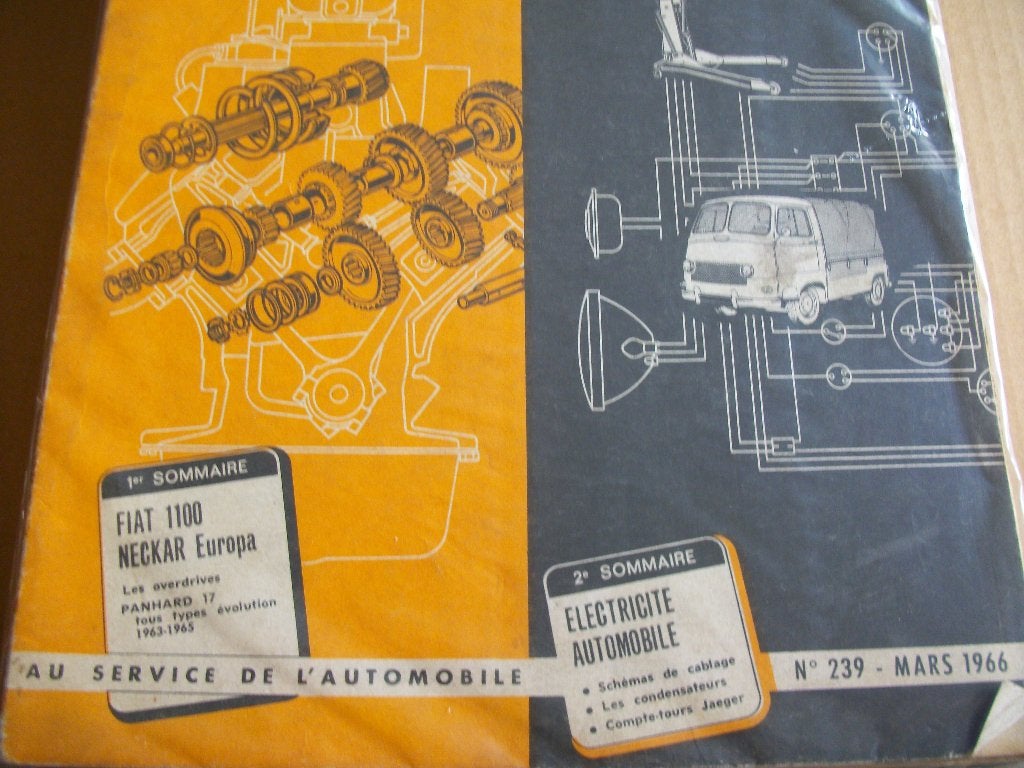 revue technique fiat 1100 1200 de 1958-1966, Ophalen of Verzenden