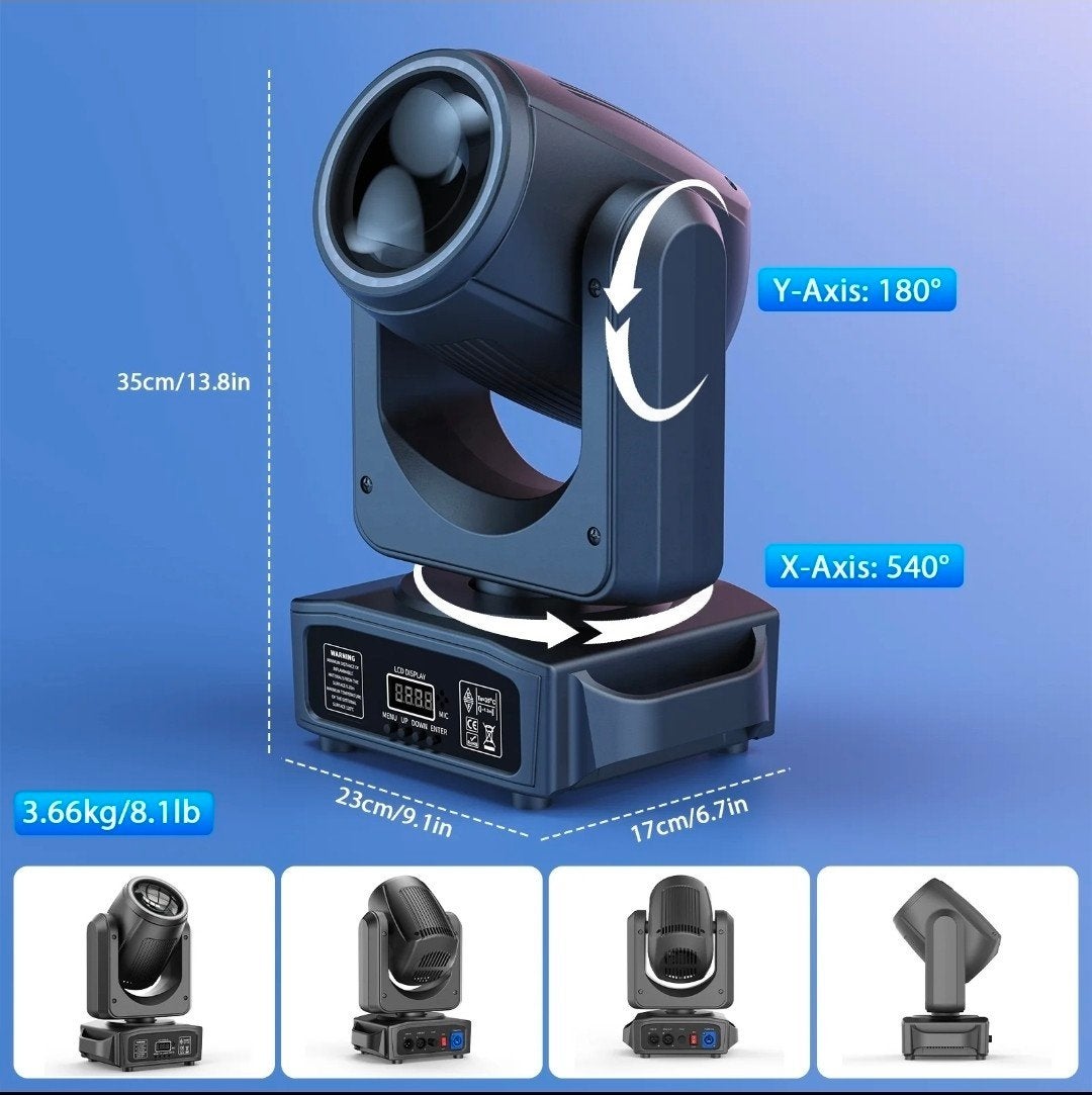 Moving head 150W
Lichtbron: 1 LED met, Muziek en Instrumenten, Ophalen of Verzenden, Nieuw, Licht, Kleur