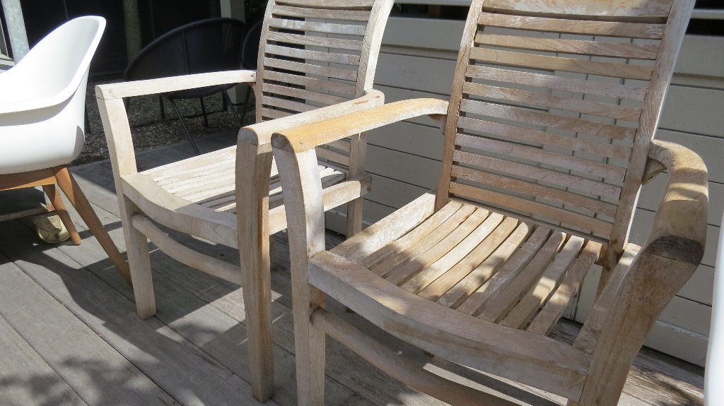 2 hardhouten stoelen, Ophalen