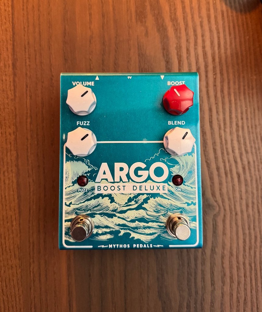 Mythos Argo Boost Deluxe, Muziek en Instrumenten, Ophalen of Verzenden, Zo goed als nieuw, Distortion, Overdrive of Fuzz