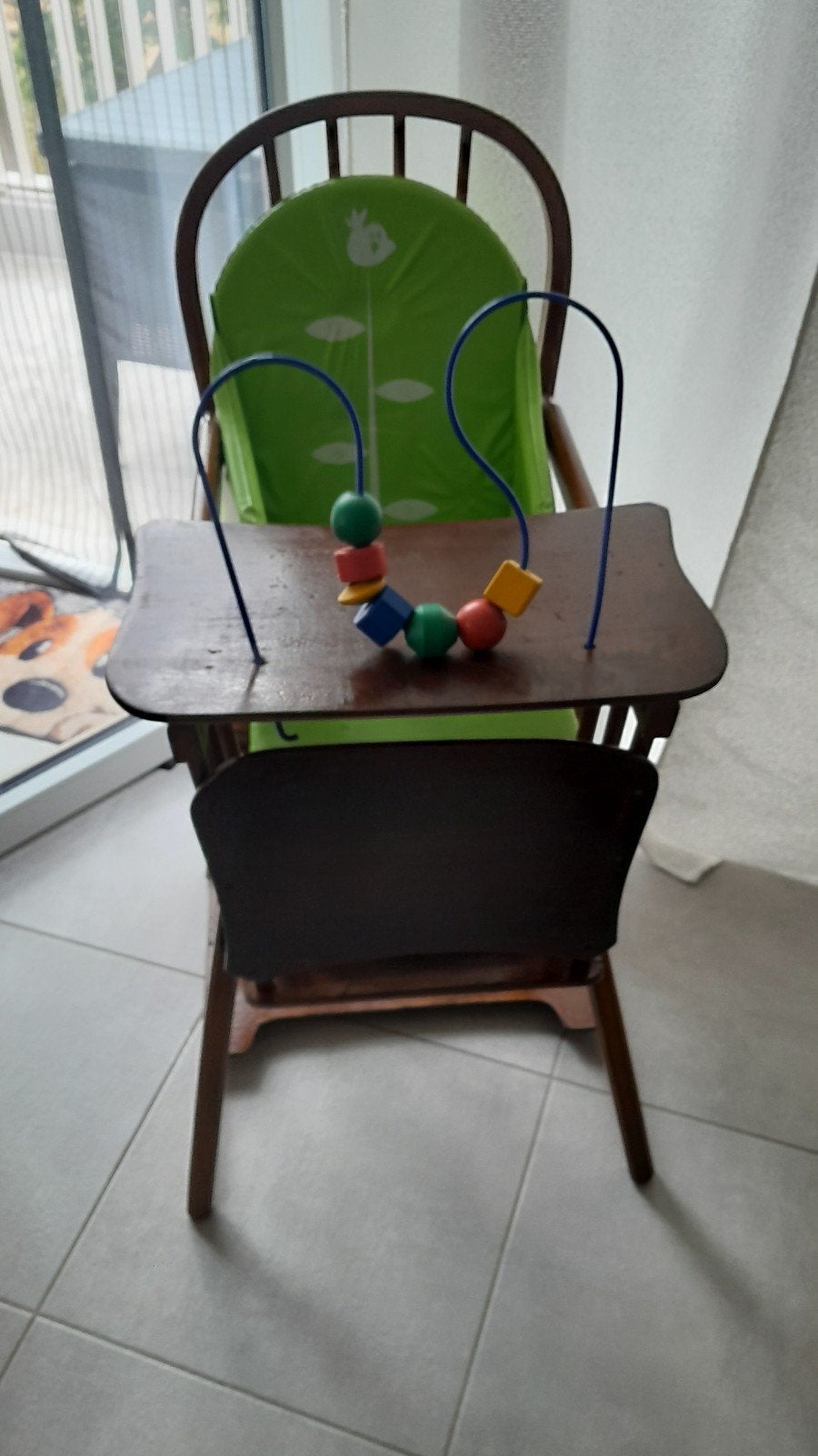vintage kinderstoel, Kinderen en Baby's, Kinderstoelen, Ophalen, Zo goed als nieuw, Overige typen, Afneembaar eetblad