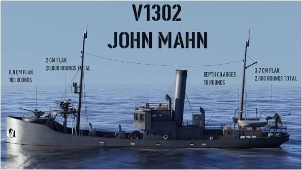 Kriegsmarine Duitse Vorpostenboot 1302 operatie Cerberus, Verzamelen, Ophalen of Verzenden