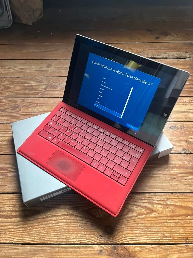 Microsoft Surface Pro 3 — 256 GB/8 GB RAM — doos + factuur, Computers en Software, Windows Laptops, 12 inch, SSD, Ophalen of Verzenden