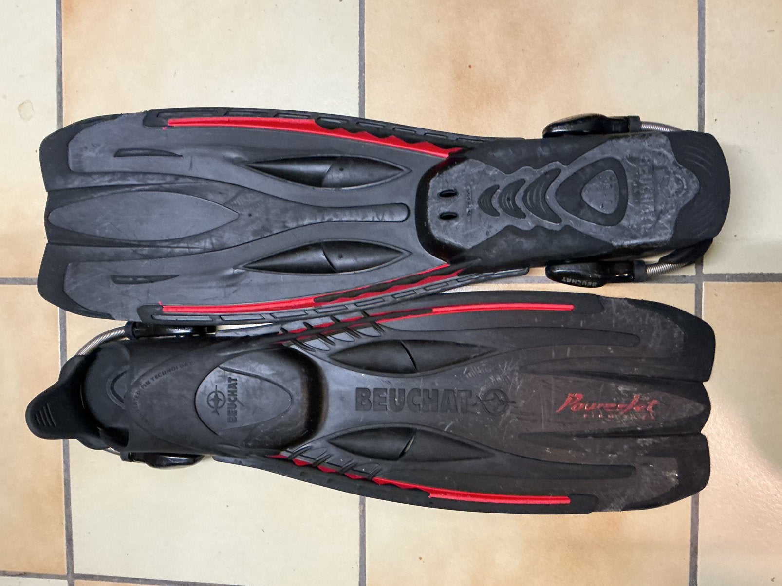 Palmes Beuchat Power jet, Enlèvement ou Envoi, Comme neuf