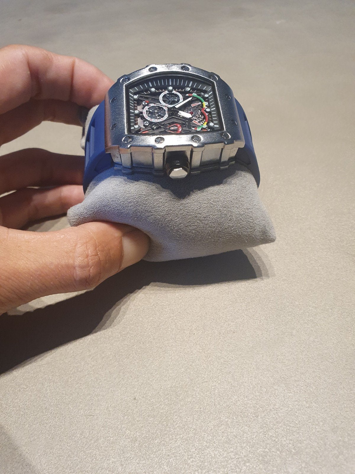 Richard Mill nieuw.Te koop of eventueel ruil met Rolex, Staal, Polshorloge, Nieuw, Kunststof