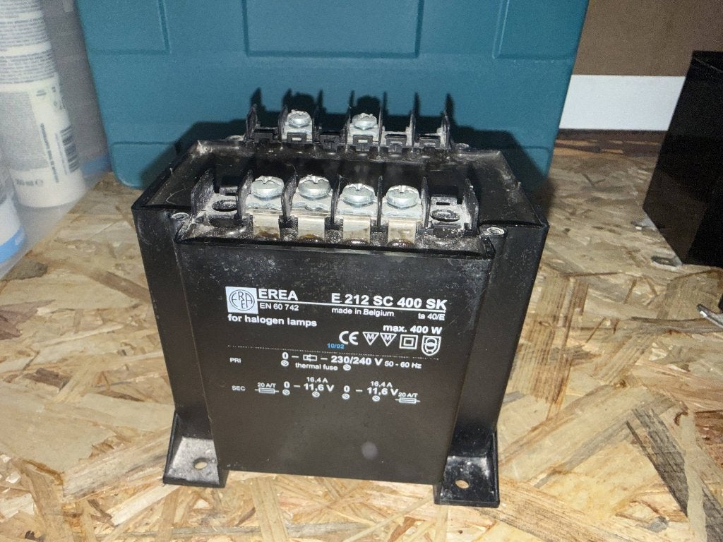 8 EREA transformatoren 12V – 160W / 300W / 400W, Ophalen, Gebruikt, Overige merken, Overige typen