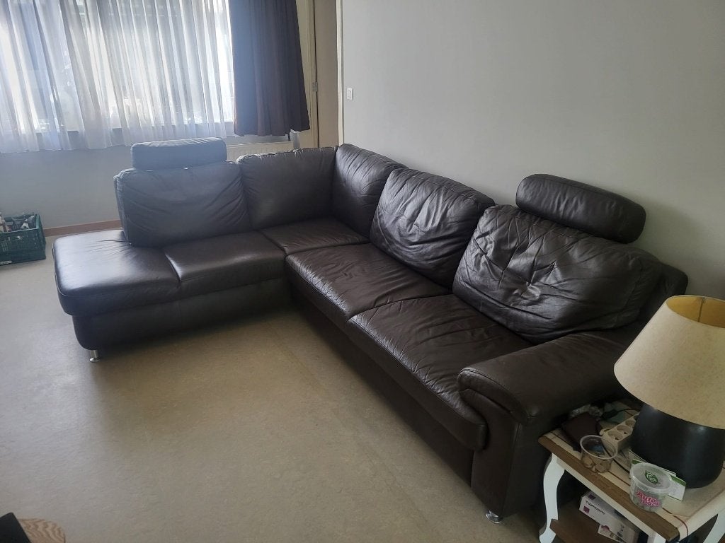 Leren bank, 150 cm ou plus, Banc d'angle, Quatre personnes ou plus, 150 à 200 cm