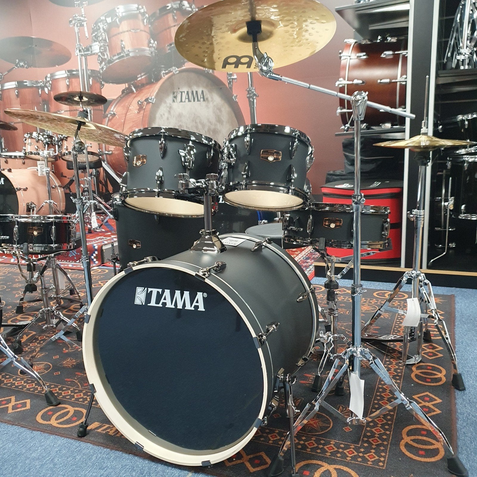 Tama Imperialstar compleet met hardware, cymbalen en stoel!, Enlèvement ou Envoi, Neuf, Tama