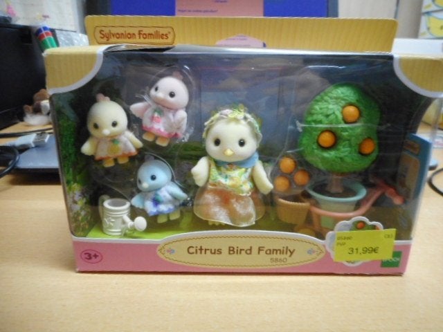 Sylvanian Families citrus bird family, Ophalen of Verzenden, Nieuw