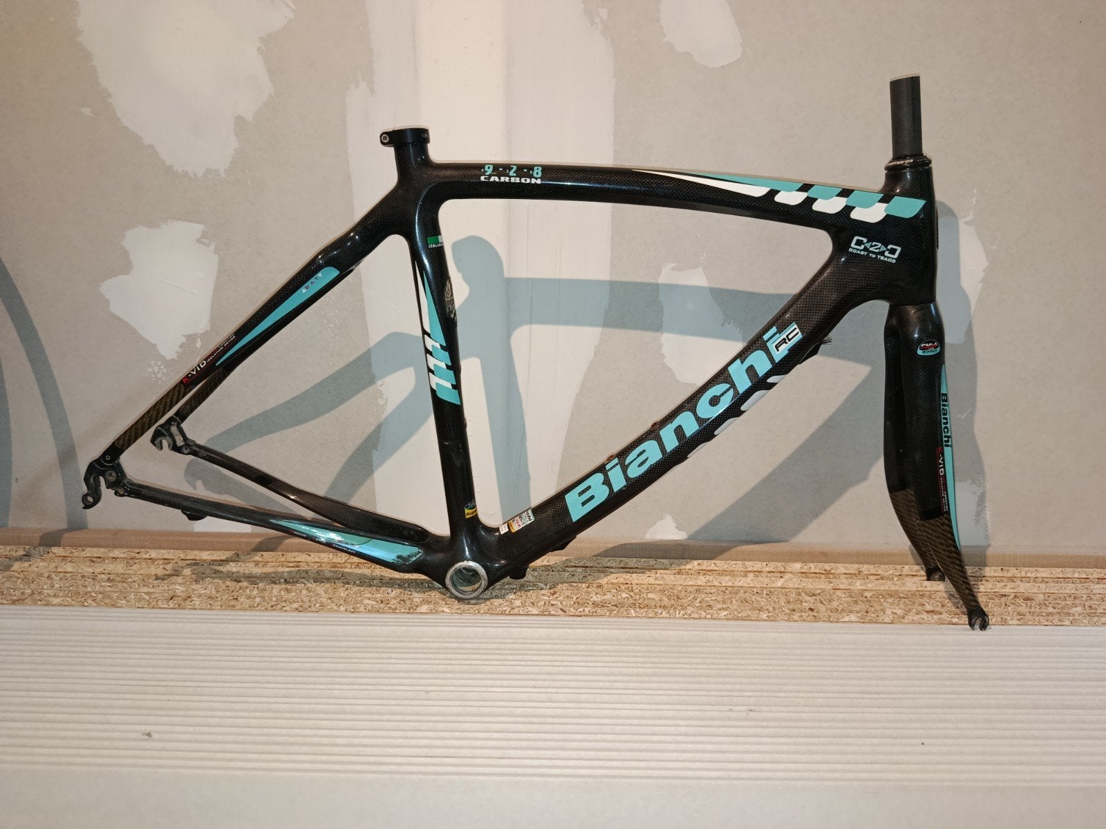 Bianchi carbon 928 in uitstekende staat, Fietsen en Brommers, Ophalen