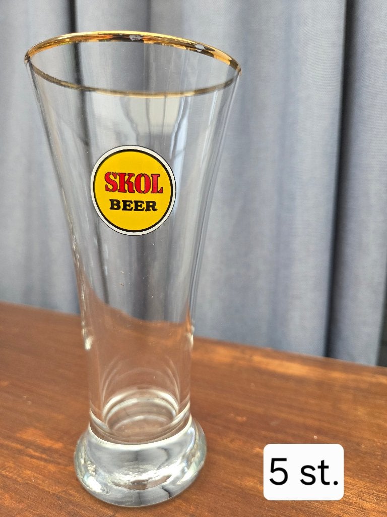 Bierglazen Vintage, Collections, Enlèvement, Utilisé, Verre à bière