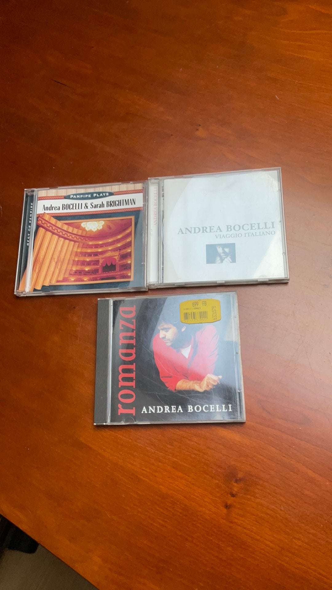 Andrea Bocelli 3 cd, Enlèvement ou Envoi, Comme neuf