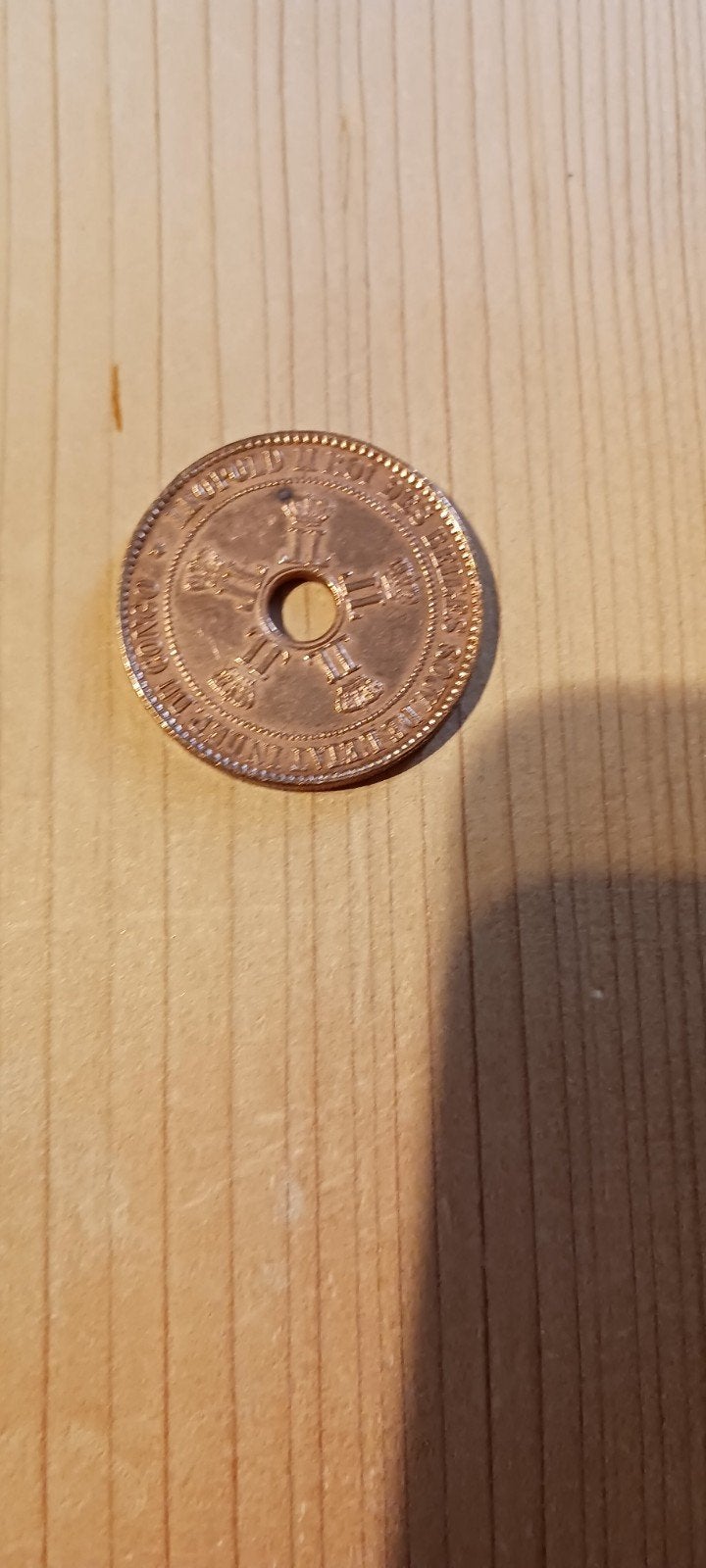 10 cent Belgisch Congo 1888 en 20.7gram, Postzegels en Munten, Ophalen of Verzenden, Brons, Losse munt