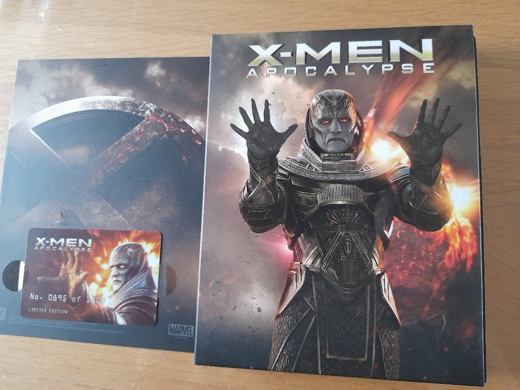 X-Men Apocalypse 3D FilmArena SteelBook/FAC#47: 3D + 2D, Verzenden, Film, Science Fiction en Fantasy, 4K Ultra HD Blu-ray