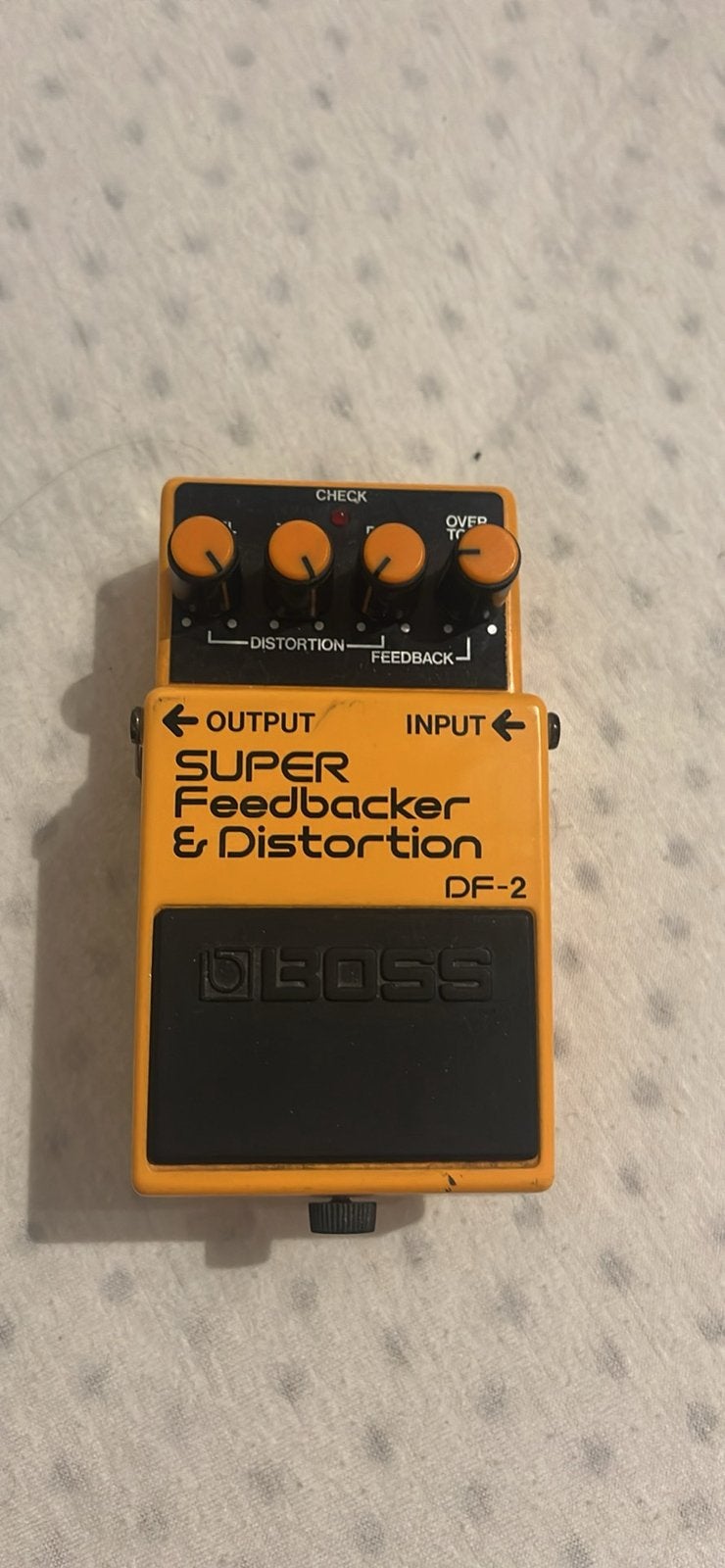 BOSS DF-2 Super feedbacker & distortion, Ophalen, Zo goed als nieuw, Distortion, Overdrive of Fuzz