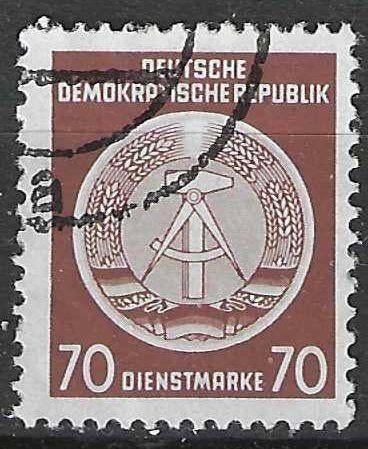 Allemagne DDR 1955 - Yvert 27SE - Service - Compass. (1ER), Timbres & Monnaies, Timbres | Europe | Allemagne, Envoi, RDA, Affranchi
