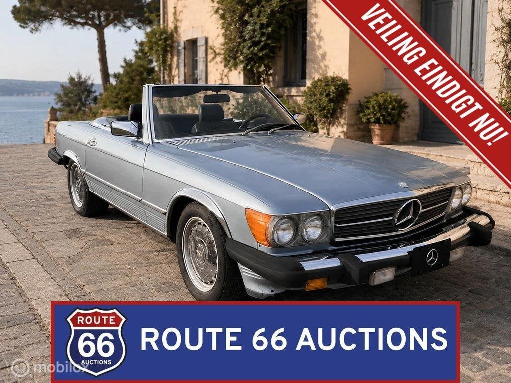 Mercedes-Benz 560 SL | 1987 | Route 66 Auctions, Autos, Achat, Entreprise, Boîte manuelle, Autre carrosserie
