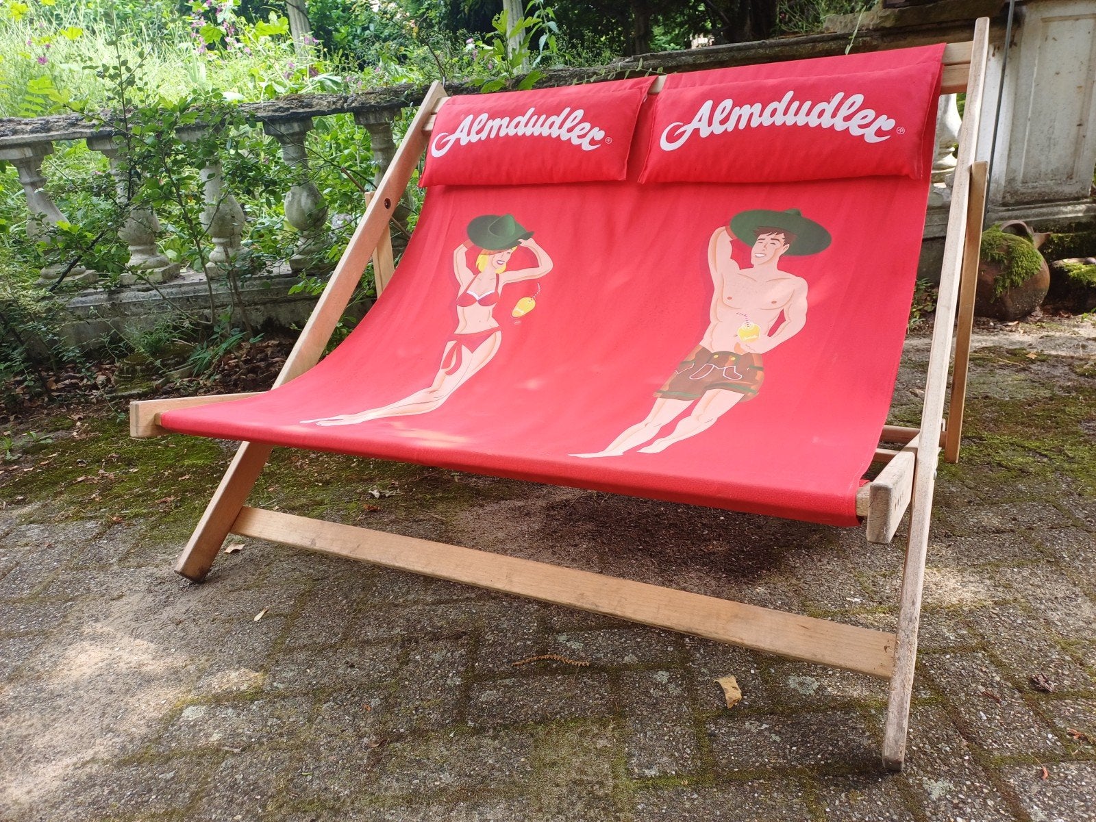 Joli fauteuil, causeuse au look vintage - Almdudler, Enlèvement, Utilisé, Bois