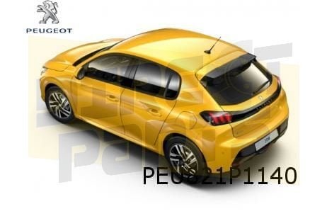 Peugeot 208 achterklep (bij extra spoiler) (10/19-) (te spui, Autos : Pièces & Accessoires, Carrosserie & Tôlerie, Haillon arrière