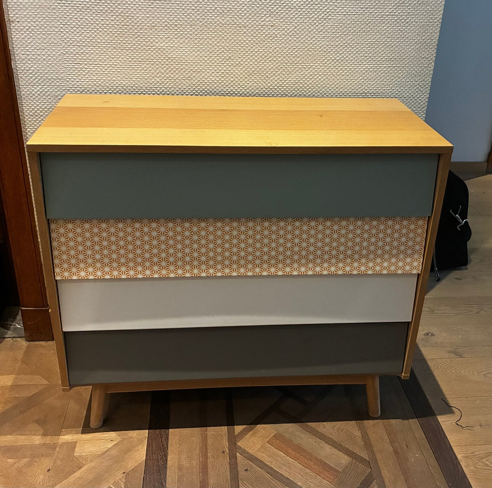 Ladenkast, Ophalen, 50 tot 100 cm, Zo goed als nieuw, 3 of 4 laden
