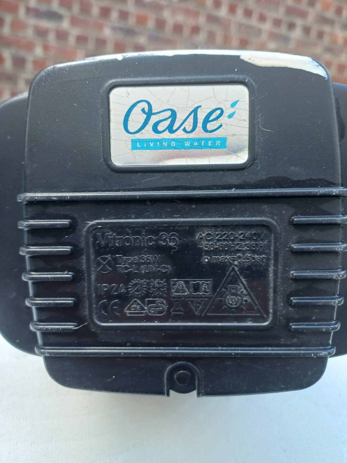 lampe UV pour étang, Enlèvement