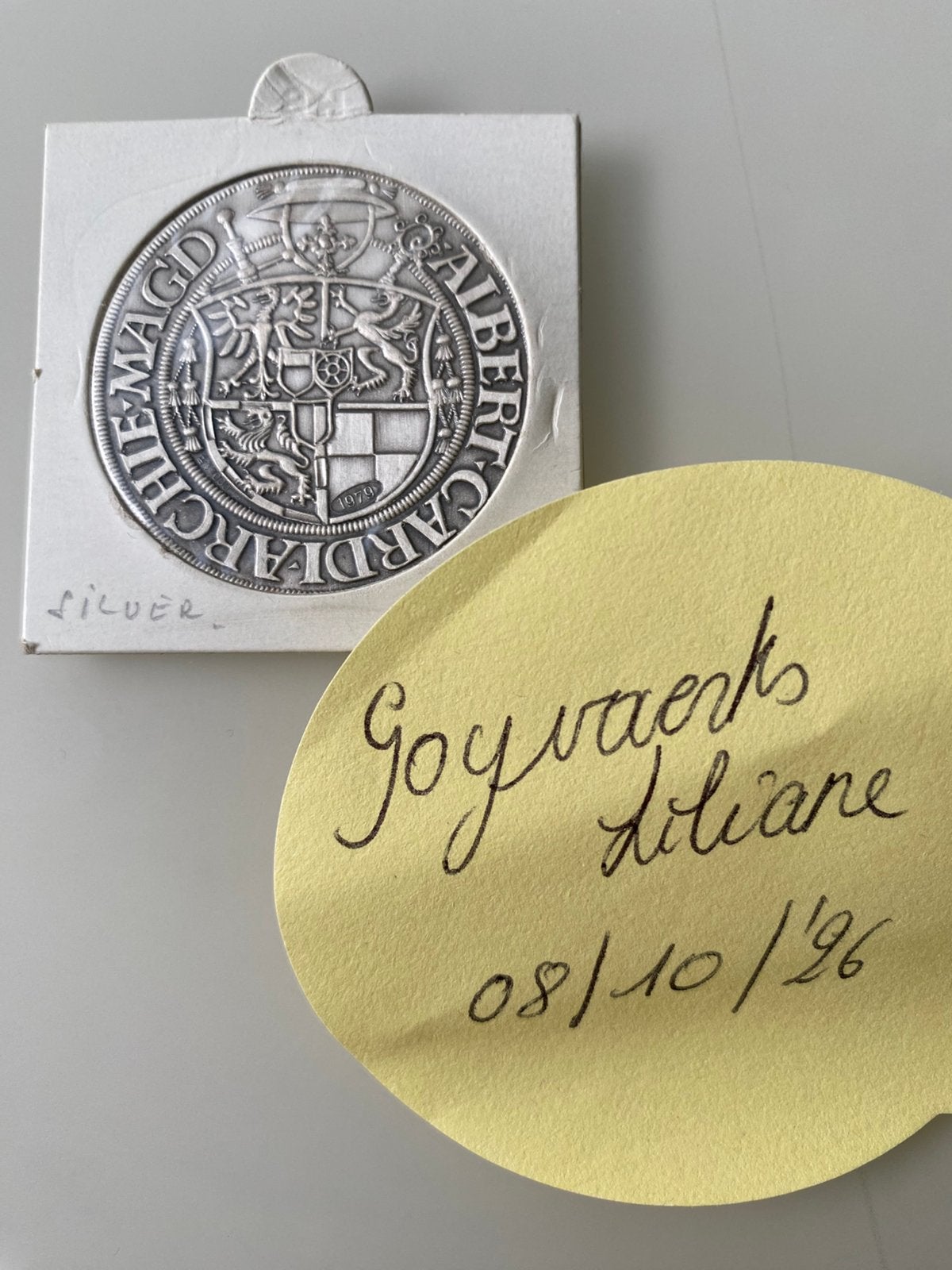 Zilveren herdenkingsmunt, Ophalen of Verzenden, Zilver