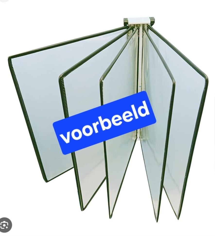 Groot bladerframe met wandelement en 5 frames - te Geel, Zakelijke goederen, Ophalen